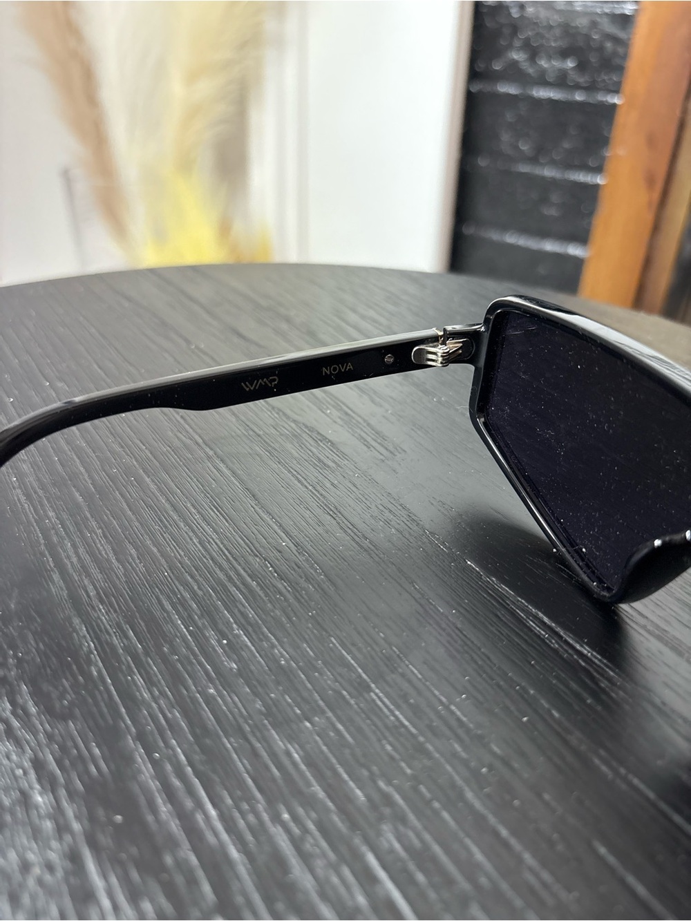 NOVA WMP Aviator Black Shield Sunglasses - Picture 5 of 6
